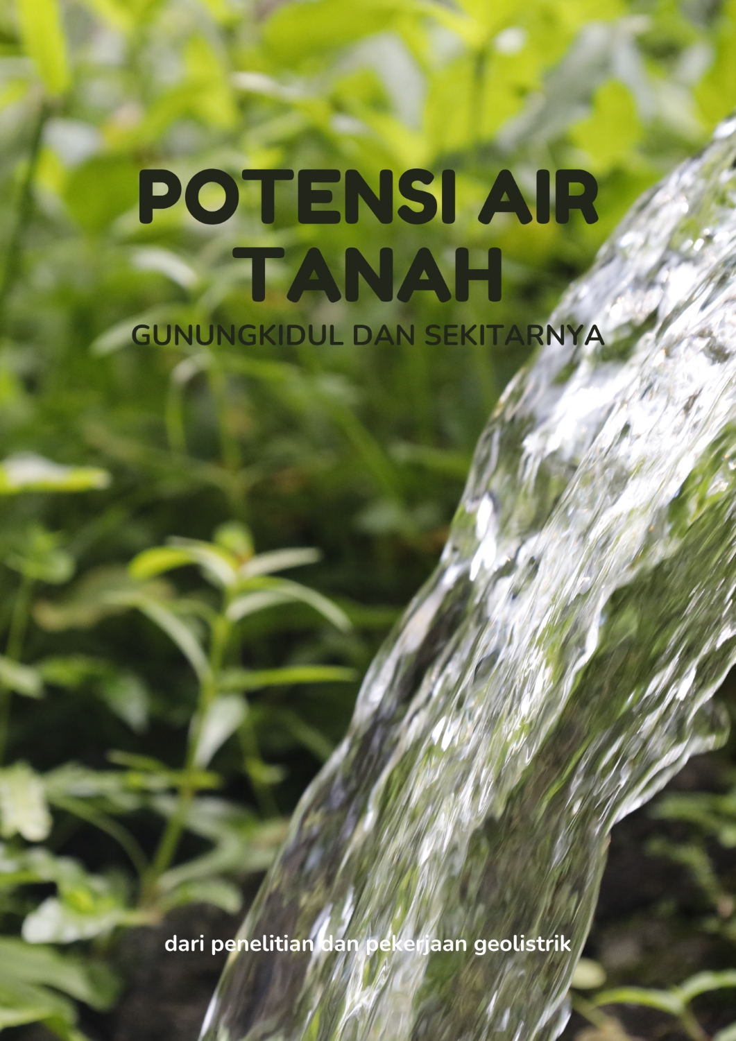 Cover Buku POTENSI AIR TANAH GUNUNGKIDUL DAN SEKITARNYA